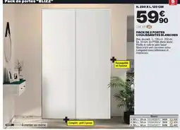 Brico Dépôt BLIZZ Pack de portes offre