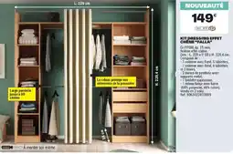 Brico Dépôt KIT DRESSING EFFET CHÊNE "FALLA" offre