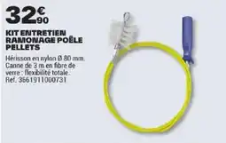 Brico Dépôt KIT ENTRETIEN RAMONAGE POÊLE PELLETS offre