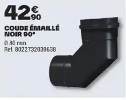 Brico Dépôt COUDE ÉMAILLÉ NOIR 90° offre