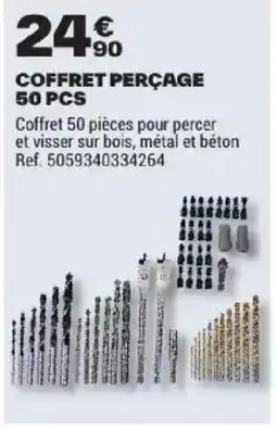 Brico Dépôt COFFRET PERÇAGE offre