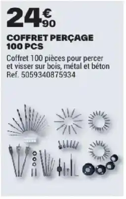 Brico Dépôt COFFRET PERÇAGE offre