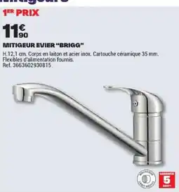 Brico Dépôt BRIGG MITIGEUR EVIER offre