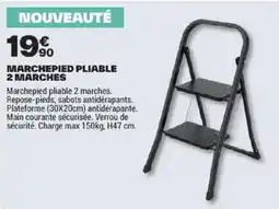 Brico Dépôt MARCHPIED PLIABLE 2 MARCHES offre