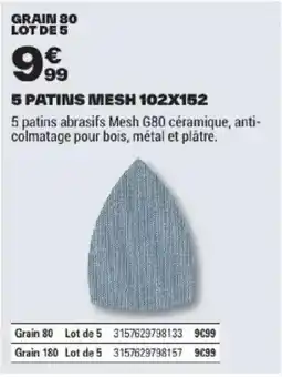 Brico Dépôt PATINS MESH offre