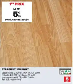 Brico Dépôt 1ER PRIX STRATIFIE offre