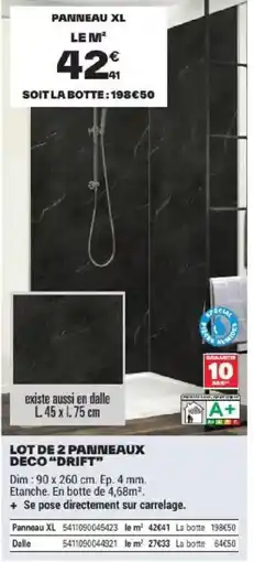Brico Dépôt PANNEAU XL offre