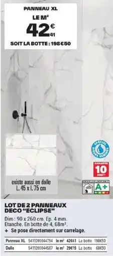 Brico Dépôt PANNEAU XL offre
