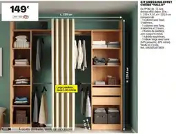 Brico Dépôt KIT DRESSING EFFET CHÊNE "FALLA" offre