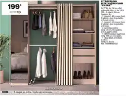 Brico Dépôt KIT DRESSING EFFET CHÊNE CLAIR "FILEAS" offre