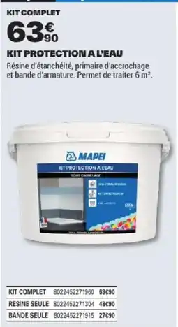Brico Dépôt MAPEI KIT PROTECTION À L'EAU offre