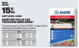 Brico Dépôt MAPEI COLLE CARRELAGE offre