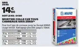 Brico Dépôt MAPEI COLLE CARRELAGE offre
