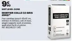 Brico Dépôt COLLE CARRELAGE TOUS CARREAUX offre