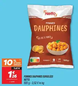 Netto Netto Pommes Dauphines offre