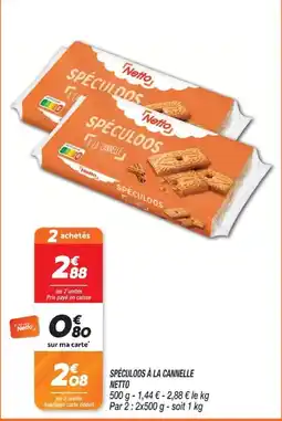 Netto Netto SPÉCULOOS offre