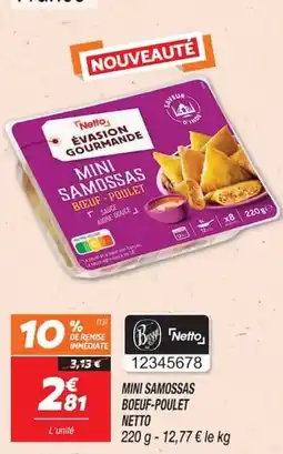 Netto Netto Mini Samossas Boeuf-Poulet offre