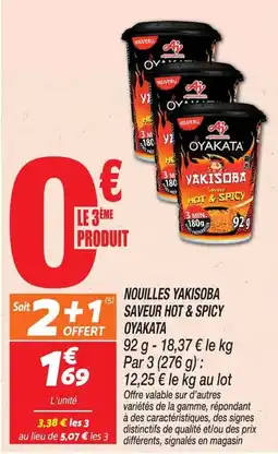 Netto OYAKATA NOUILLES YAKISOBA offre
