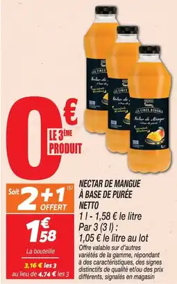Netto Netto Nectar de Mangue offre