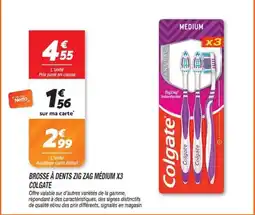 Netto COLGATE Brosse à dents Zig Zag offre