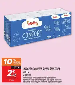 Netto Netto Mouchoirs Confort offre