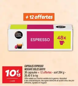 Netto NESCAFÉ DOLCE GUSTO ESPRESSO offre