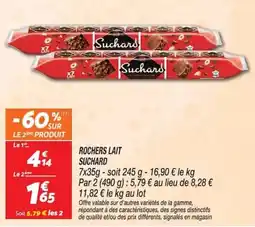 Netto Suchards Rochers Lait offre