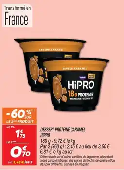 Netto HiPRO DESSERT PROTÉINÉ CARAMEL offre