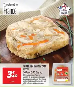 Netto Netto Tripes à la mode de Caen offre