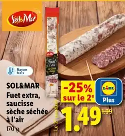 Lidl SOL&MAR Fuet extra offre