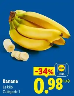 Lidl Banane offre