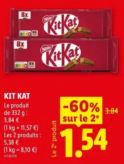 Lidl KitKat offre