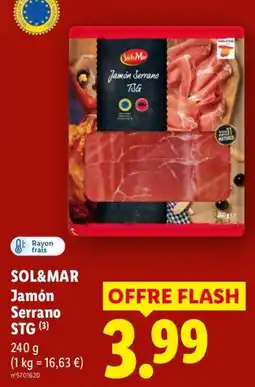 Lidl SOL&MAR Jamón Serrano offre