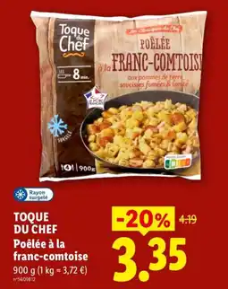 Lidl TOQUE DU CHEF Poêlée à la franc-comtoise offre
