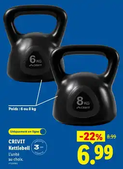 Lidl CRIVIT Kettlebell offre