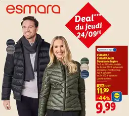 Lidl ESMARA ESMARA MEN Doudoune légère offre
