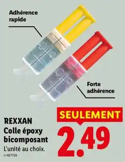 Lidl REXXAN Colle époxy bicomposant offre