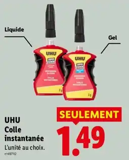 Lidl UHU Colle instantanée offre