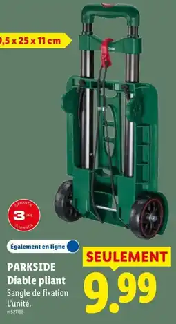 Lidl PARKSIDE Diable pliant offre