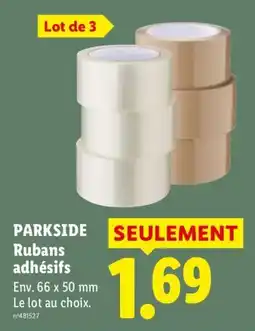 Lidl PARKSIDE Rubans adhésifs offre