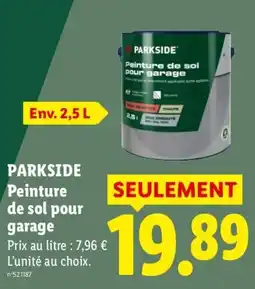 Lidl PARKSIDE Peinture de sol pour garage offre