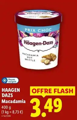 Lidl Häagen-Dazs Macadamia offre