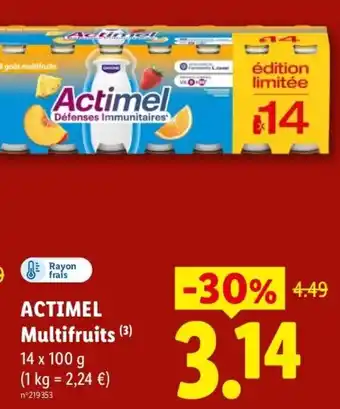 Actimel Multifruits