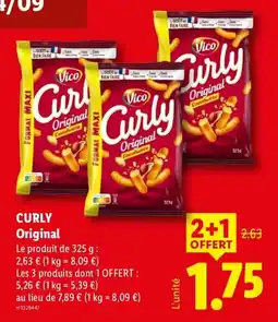 Lidl Vico Curly Original offre