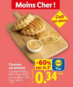 Lidl LIDL Chausson aux pommes offre