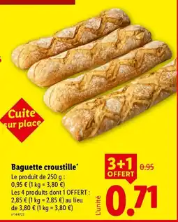 Lidl Baguette croustill offre