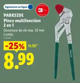 Lidl PARKSIDE Pince multifonction offre