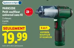 Lidl PARKSIDE Petit souffleur universel sans fil offre