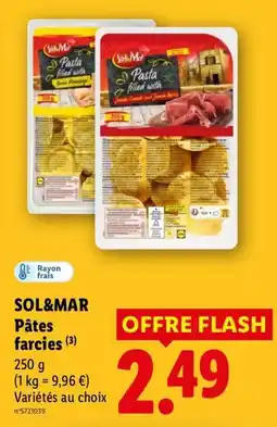 Lidl SOL&MAR Pâtes farcies offre