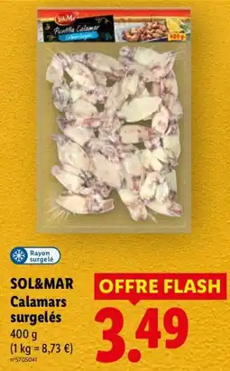 Lidl SOL&MAR Calamars surgelés offre